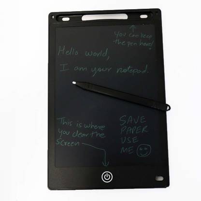 QUIT-X ® E-Writer-8.5" LCD Writing Tablet Board (Black)