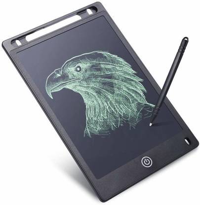 fabmania 8.5 Inch LCD Writing Tablet for Kids Pads, Handwriting Drawing Digital E Writer Board with Erase Button | Suitable Gifts for Kids, Children, Boys & Girls, Adults Combo Set