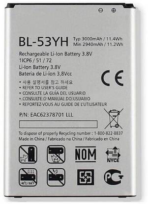 JTP Mobile Battery For  LG G3 G3 D855 VS985 D851 D850