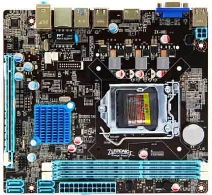 ZEBRONICS ZEB H-81 LGA 1150Socket Micro-ATX Intel H81 Express Chipset DDR3 Motherboard for Desktop