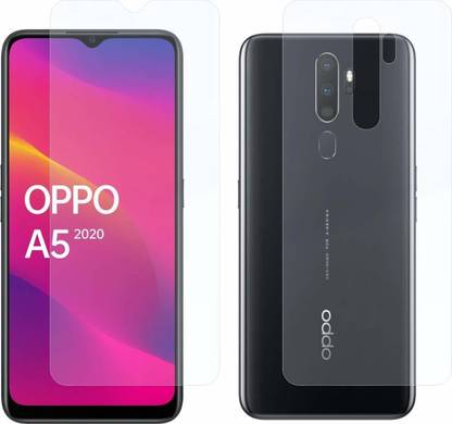 SOLIVAGANT Front and Back Tempered Glass for Oppo A5 2020