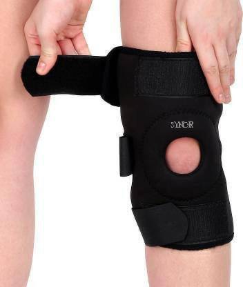 SYNOR FUNCTIONAL KNEE SUPPORT COMPRESSION MUSCLE JOINT PROTECTION OPEN PATELLA HINGE Knee Support