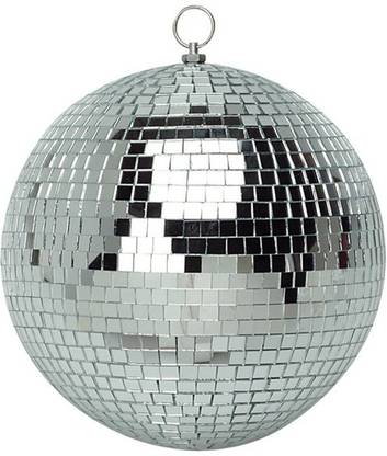 Bash N Splash 1 Pc Large Disco Mirror Ball Designer ball 8 Inch Hanging Ornaments Pack of 1