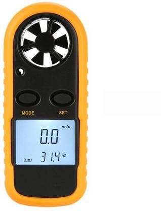 Real Instruments Anemometer Wind Speed Meter Tester Air Velocity Temperature Weather Gauge GM816 Non-magnetic Surveyor's Level