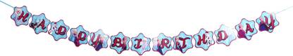 FUNCART Frozen theme Happy Birthday bunting letter Banner