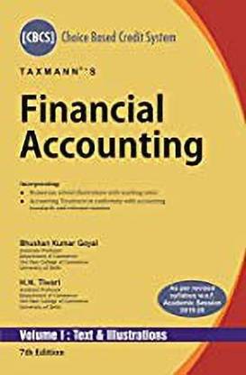 Financial Accounting (Set of 2 volumes) - CBCS (Choice Based Credit System)