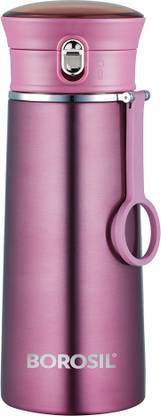 BOROSIL 420 ml Steel Flask