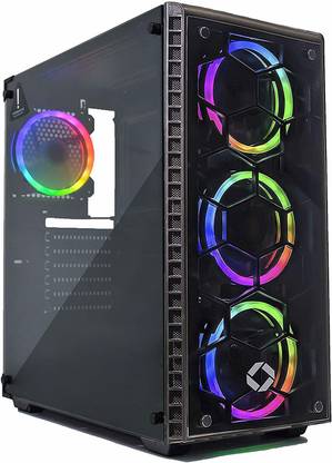 CHIPTRONEX RAPTOR RGB COMPUTER CASE Cabinet with USB 2.0 and USB 3.0 Ports Compatible with Computer