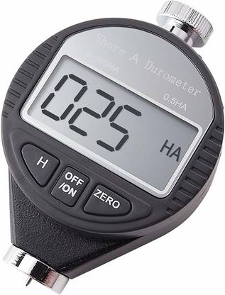 Divinext Digital Shore A Durometer Scale Digital Hardness Tester Digital Rubber Meter with LCD Display for Testing Soft Rubber, Elastomers, Silicone, Neoprin, Vinyl, Butyl, Nitrile, Soft Plastics, Leather, Wax, Etc Non-magnetic Engineer's Precision Level