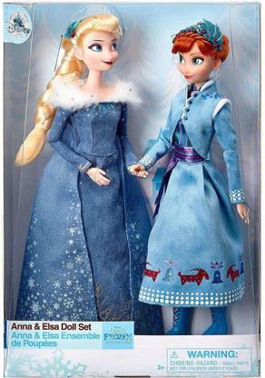 DISNEY Anna and Elsa Classic Doll Set Olaf's Frozen Adventure (