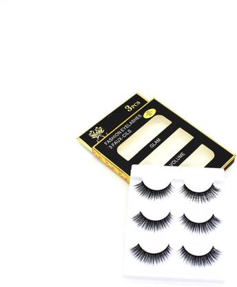Vinayakart New Fashionable 3D False Eyelashes extension,Glamour Lash Soft and Beauty 3 Pairs