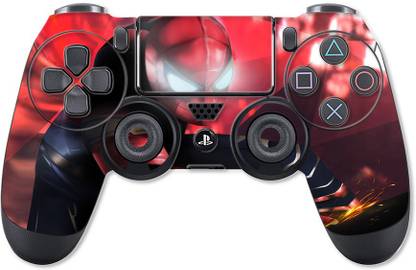 GADGETSWRAP PS4C2901 - Printed Iron Man in War Spiderman Prism Skin For PS4 Controller (With Matte Lamination)  Gaming Accessory Kit
