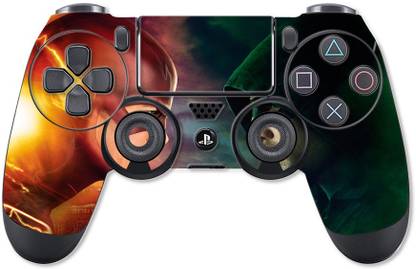 GADGETSWRAP PS4C1094 - Printed Amazing The Flash And Green Arrow Skin For PS4 Controller (With Matte Lamination)  Gaming Accessory Kit