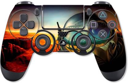 GADGETSWRAP PS4C1065 - Printed Alien Rap Skin For PS4 Controller (With Matte Lamination)  Gaming Accessory Kit