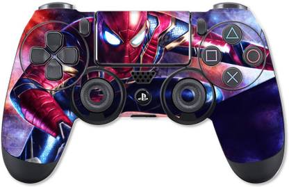 GADGETSWRAP PS4C2920 - Printed iron spider spiderman Skin For PS4 Controller (With Matte Lamination)  Gaming Accessory Kit