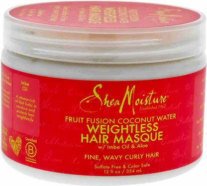 Shea Moisture Fruit Fusion Coconut Water Weightless Hair Masque Hair Mask