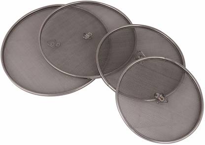Mohini steels SS NET Cover Set of 4 PCS 9 inch, 8 inch, 6.5 inch, 6 inch Lid Set, Pack of 4