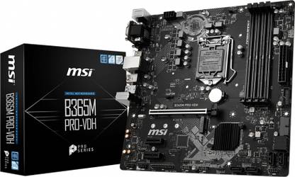 MSI B365M PRO-VDH Mini-ATX LGA1151 Gaming LGA1151Socket Mini-ATX Intel B365 Chipset DDR4 Motherboard for Desktop