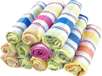 Feather Green Cleaning Towel Multicolor Cloth Napkins