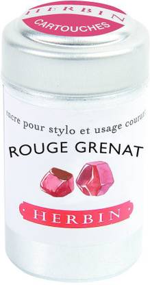 Herbin Rouge Grenat - Pack of 6 20129T Ink Cartridge