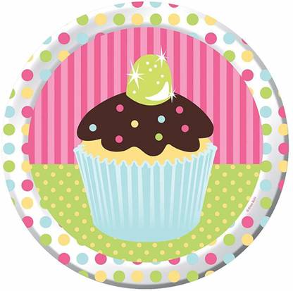 Creative Converting Multicolor Rice Plates