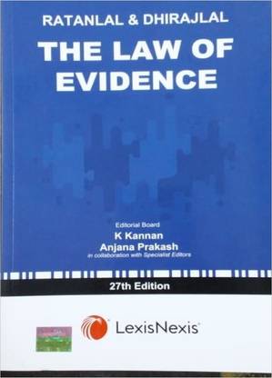 Ratanlal & Dhirajlal The Law Of Evidence - English 2020 Edition