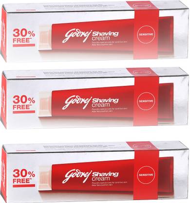 Godrej cinthol sensitive shaving cream 55 gm (pack of 3)
