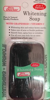 SKIN DOCTOR Black Charcoal Soap For Skin Whitening