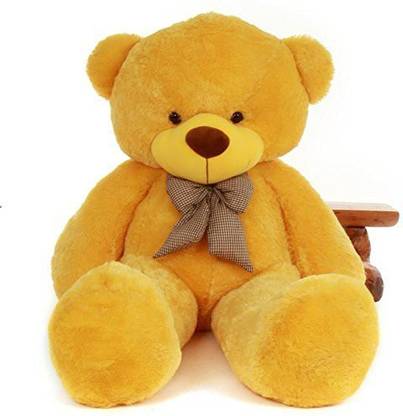 MSY TOYS Yellow 4 Feet Teddy Bear  - 2 mm