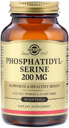 Solgar Phosphatidylserine, 200 mg, 60 Softgels