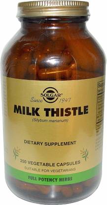 Solgar Milk Thistle, 250 Vegetable Capsules
