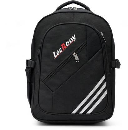 LeeRooy MN-Canvas 30 Ltr Black School Bag Backpack For Unisex Backpack