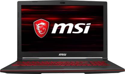 MSI GL63 Intel Core i5 9th Gen 9300H - (8 GB/512 GB SSD/Windows 10 Home/4 GB Graphics/NVIDIA GeForce GTX 1050) 9RC-080IN Gaming Laptop