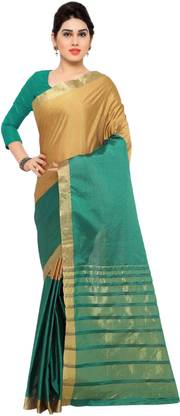 Self Design Daily Wear Cotton Blend Saree
