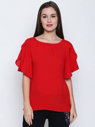 Casual Women Red Top