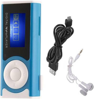 BUY SURETY New Arrival LCD Display with LED Torch Stylish Portable Digital MP3 Player, Mini LCD Display MP3 Player Music Player Clip Type Portable MP3 Support TF Card Flashlight Function Great Sound With Micro TF/SD Card Slot sport mp3 Music players Rechargeable Shuffle Mini Mp3 Player, Music Player with Earphone & Data Cable use for Travelling, Jogging, Walking 64 GB MP3 Player