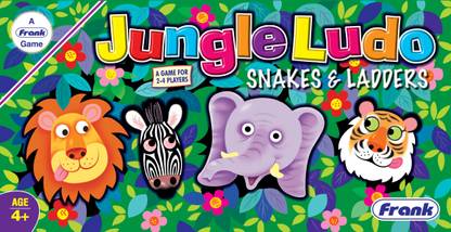 Frank Jungle Ludo And Snakes & Ladders Board Game Party & Fun Board Game