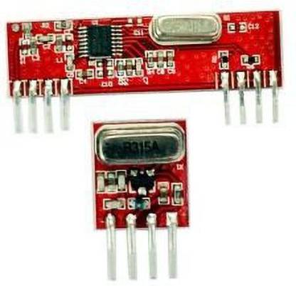 Super Debug RF MODULES Transmitter & Receiver Pair 433 MHZ ASK best for wireless robotics & Industrial application Arduino Raspberry pi compatible Electronic Components Electronic Hobby Kit