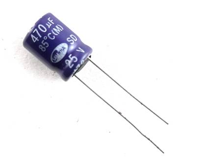 SME 5 Pics 25 Volt 470 uF Electrolytic Capacitor Electronic Components Electronic Hobby Kit