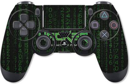 GADGETSWRAP PS4C2670 - Printed hackers lets hack Skin For PS4 Controller (With Matte Lamination)  Gaming Accessory Kit