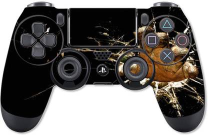 GADGETSWRAP PS4C1688 - Printed BROKEN GLASS SCREEN Skin For PS4 Controller (With Matte Lamination)  Gaming Accessory Kit