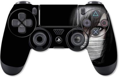 GADGETSWRAP PS4C2538 - Printed GIRL WITH MASK 2 Skin For PS4 Controller (With Matte Lamination)  Gaming Accessory Kit