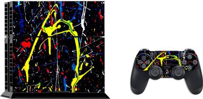 GADGETSWRAP SPS4C16441 - Printed stockvault random paint splats background Skin For PS4 Console & Controller  Gaming Accessory Kit