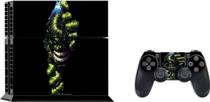 GADGETSWRAP SPS4C15165 - Printed hulk coming out Skin For PS4 Console & Controller  Gaming Accessory Kit
