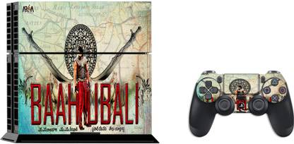 गाडगेटस्वेराप SPS4C13749 - Printed bahubali poster Skin For PS4 Console & Controller गेमिंग एक्सेसरी किट