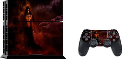 गाडगेटस्वेराप SPS4C14632 - Printed evil angle in cloud Skin For PS4 Console & Controller गेमिंग एक्सेसरी किट