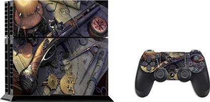 GADGETSWRAP SPS4C15905 - Printed PIRATES TABLE Skin For PS4 Console & Controller  Gaming Accessory Kit