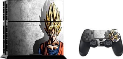GADGETSWRAP SPS4C14547 - Printed Dragon Ball Z Goku Skin For PS4 Console & Controller  Gaming Accessory Kit