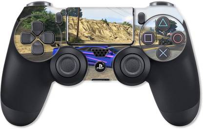GADGETSWRAP PS4CS11211 - Printed gta 6 grand theft auto 6 Split Skin For PS4 Controller  Gaming Accessory Kit