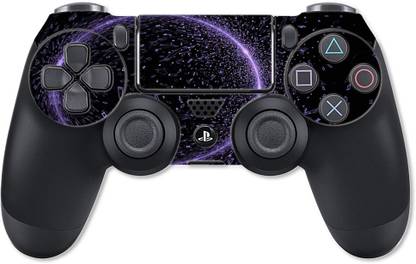 GADGETSWRAP PS4CS12233 - Printed PURPLE ORBIT EXPLODING Split Skin For PS4 Controller  Gaming Accessory Kit